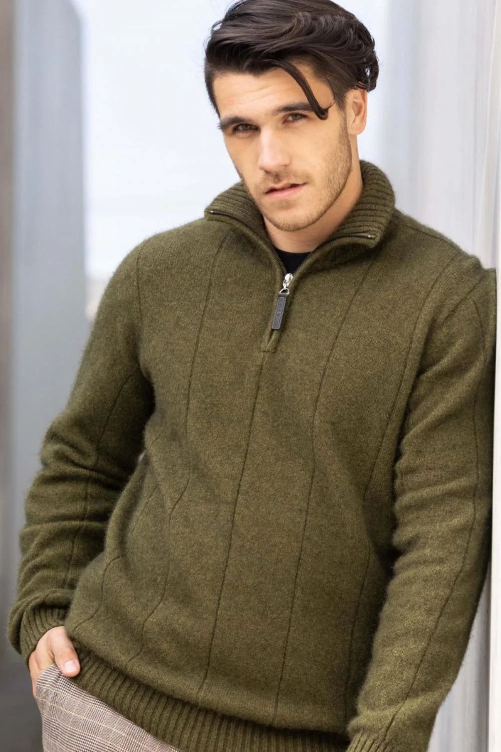 Noble Wilde Javelin Zip Neck Jumper